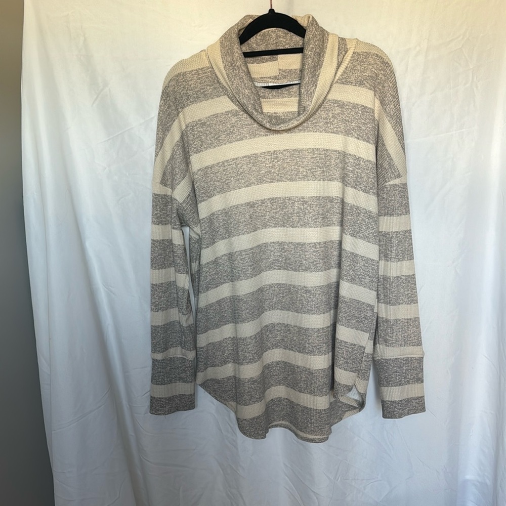 Lularoe Aubrey Cowl neck waffle